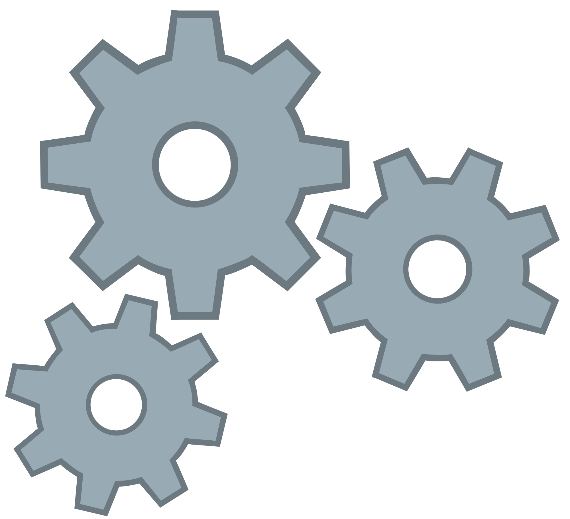 Gears Transparent PNG Image