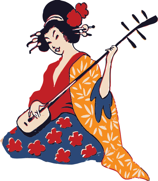 Geisha Transparent PNG Image