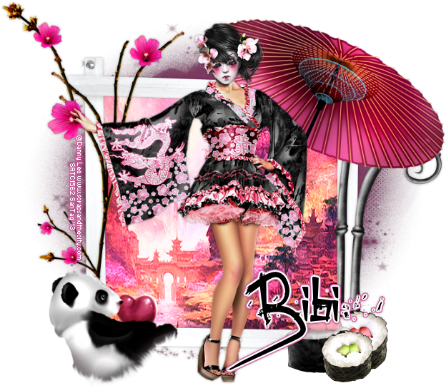 Geisha Transparent PNG Image