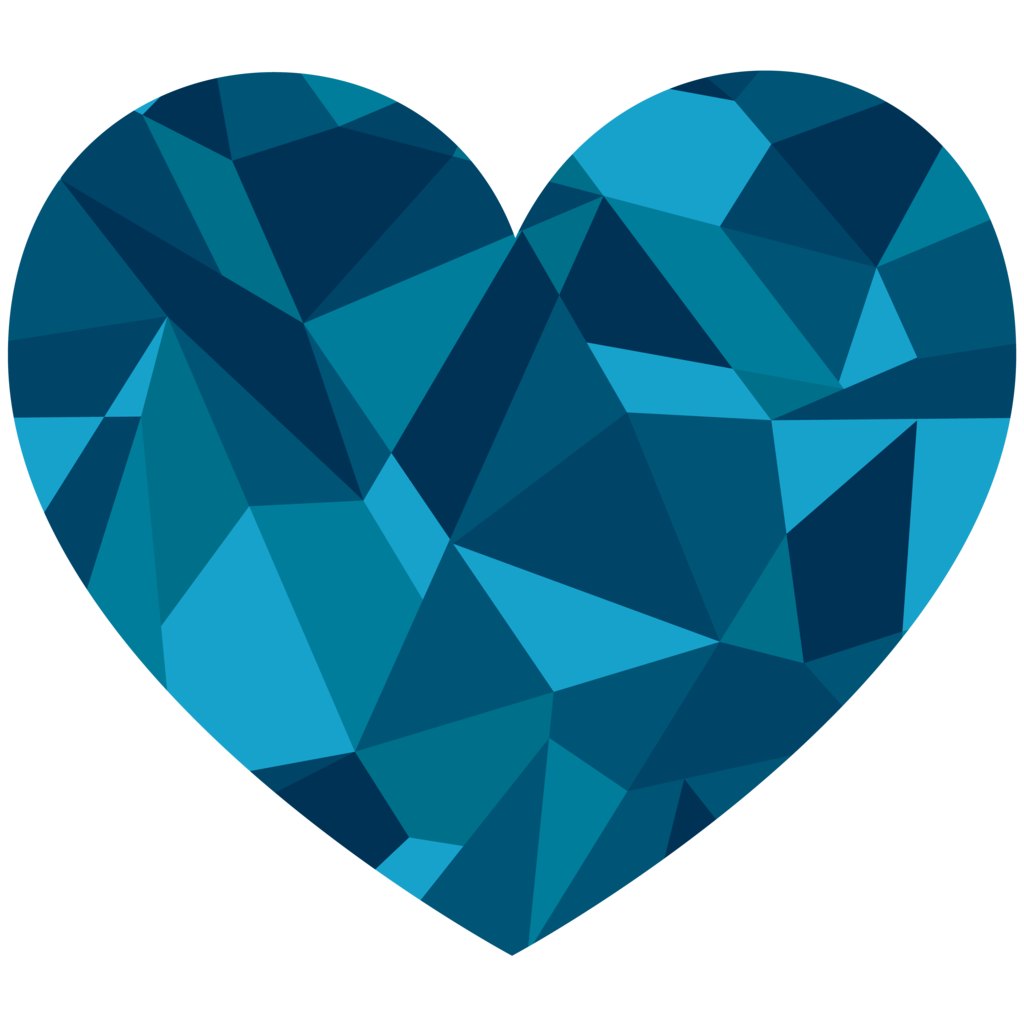 Crystal Gemstone Heart Transparent PNG Image