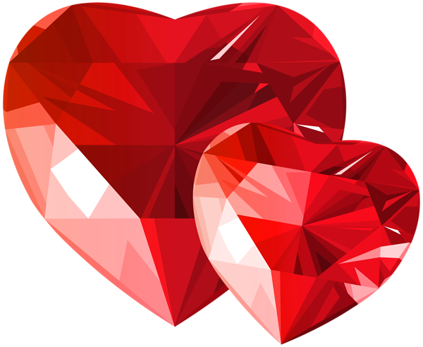 Crystal Gemstone Heart Transparent PNG Image