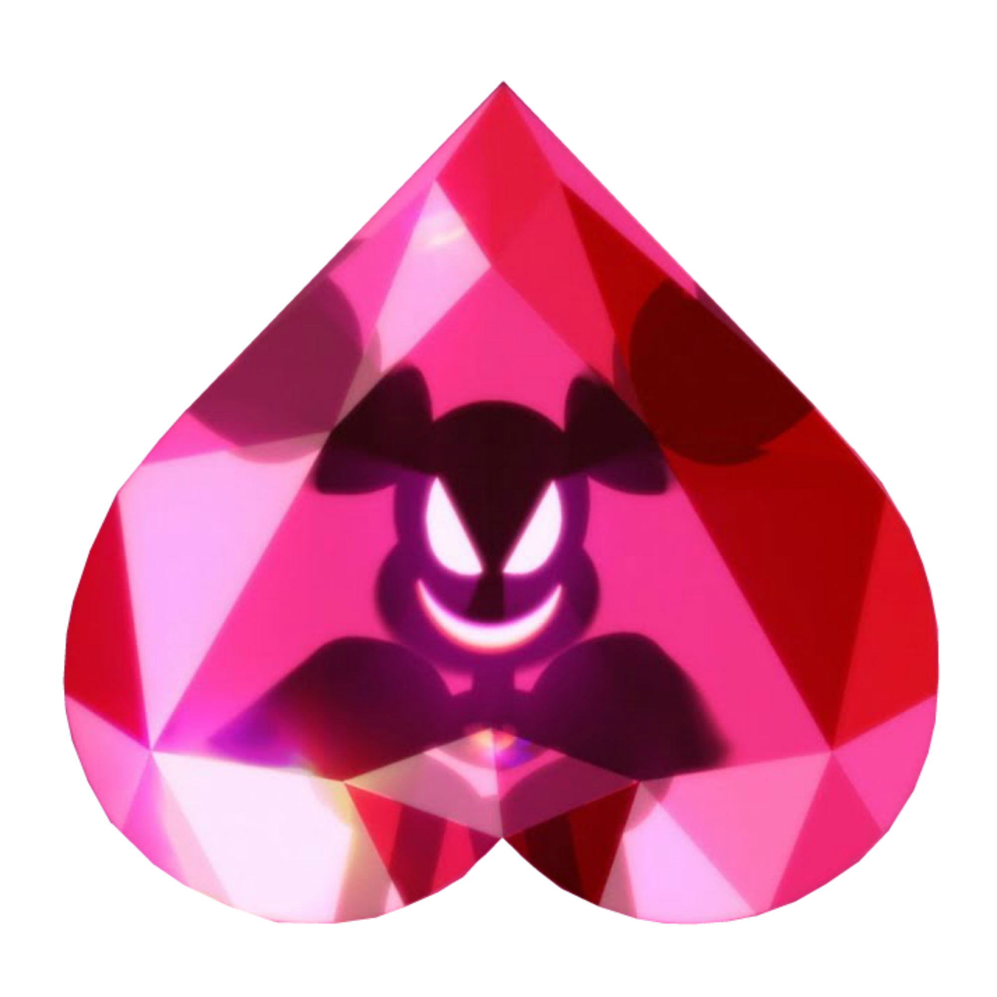 Pink Heart Gemstone Transparent PNG Image