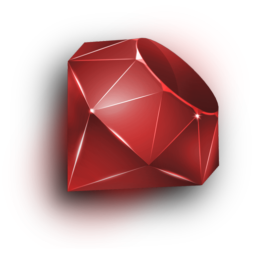 Gemstone Ruby Red Transparent PNG Image