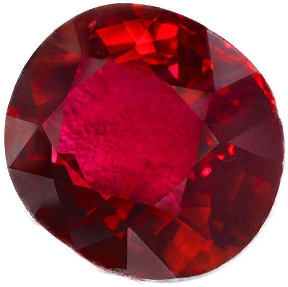 Gemstone Ruby Red Transparent PNG Image