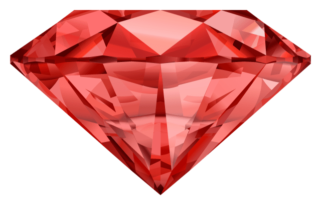 Gemstone Ruby Transparent PNG Image