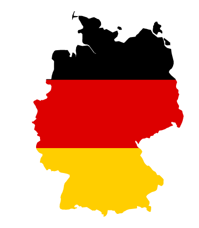 Map Flag Germany Transparent PNG Image