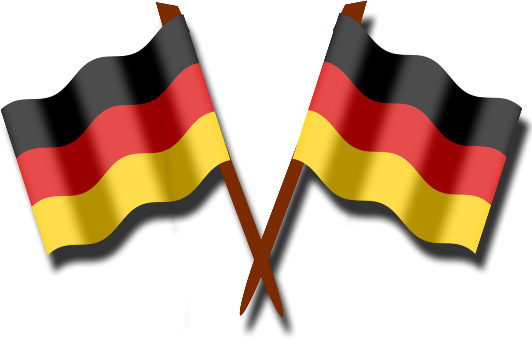 Waving Flag Germany Transparent PNG Image