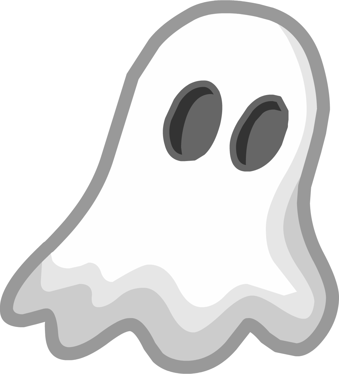 Ghost Vector Transparent PNG Image