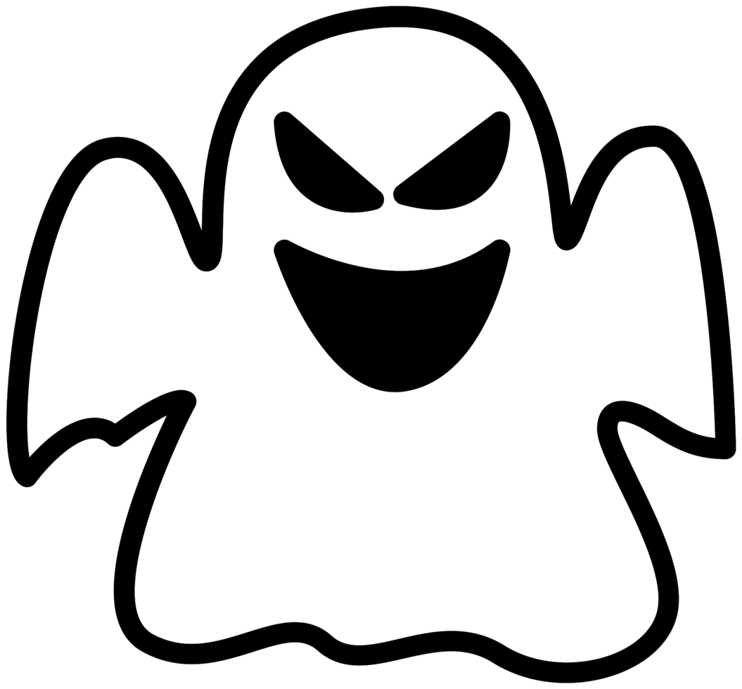 Ghost Vector Transparent PNG Image