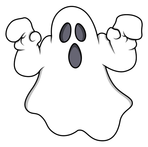 Ghost Vector Transparent PNG Image