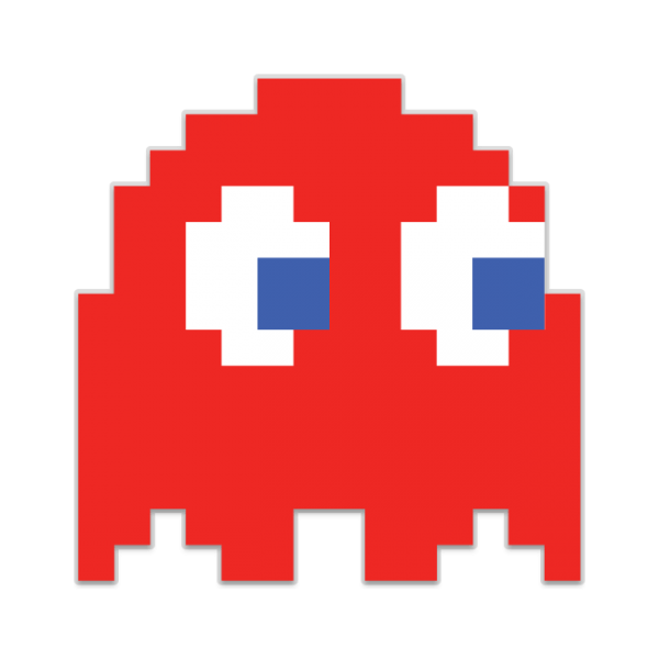 Ghost Pacman Square Ghosts Area Transparent PNG Image