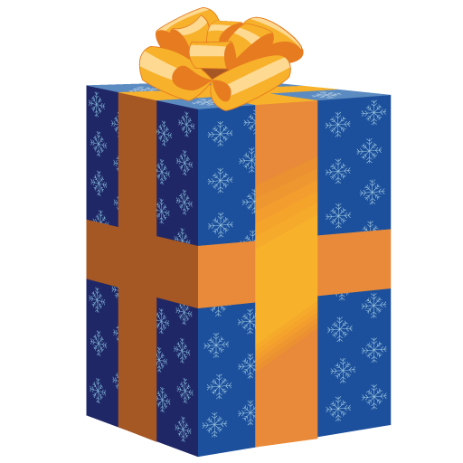 Blue Birthday Vector Gift Transparent PNG Image