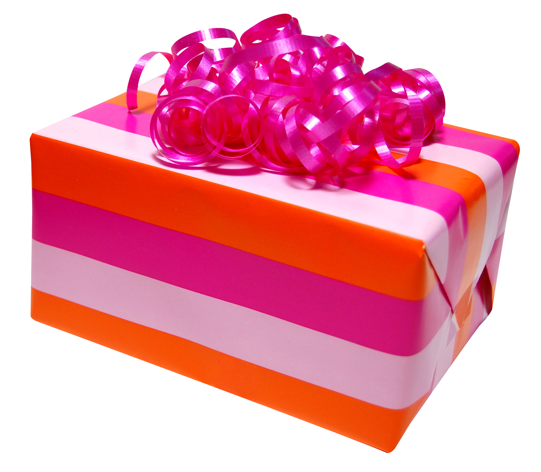 Pink Birthday Present Transparent PNG Image