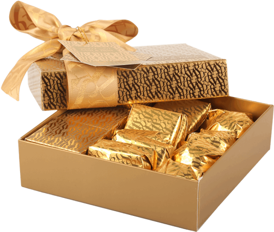 Gift Gold Bow Transparent PNG Image