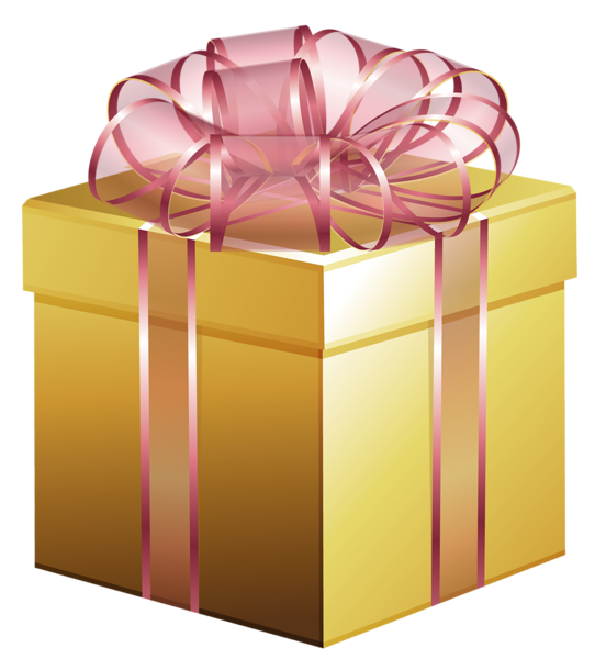 Gift Gold Transparent PNG Image