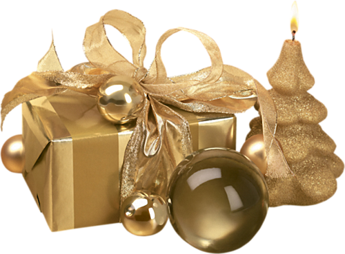 Gift Gold Transparent PNG Image