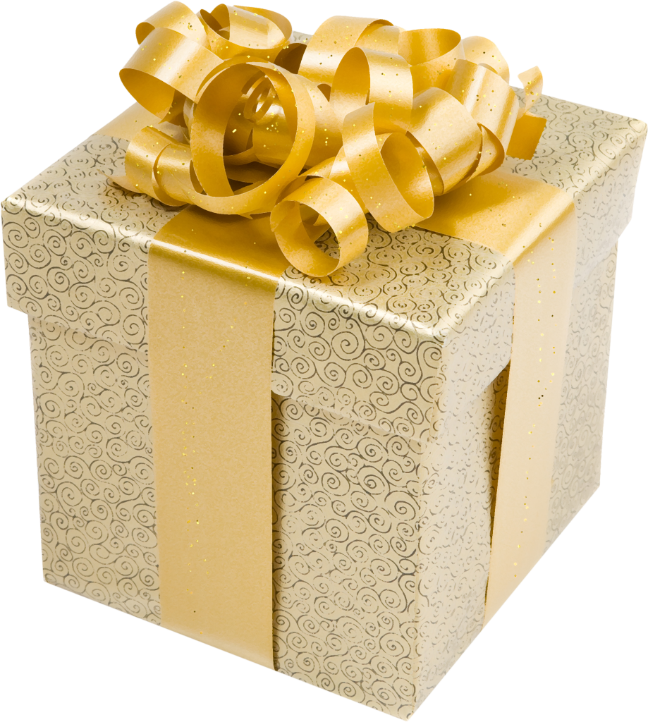 Gift Gold Transparent PNG Image