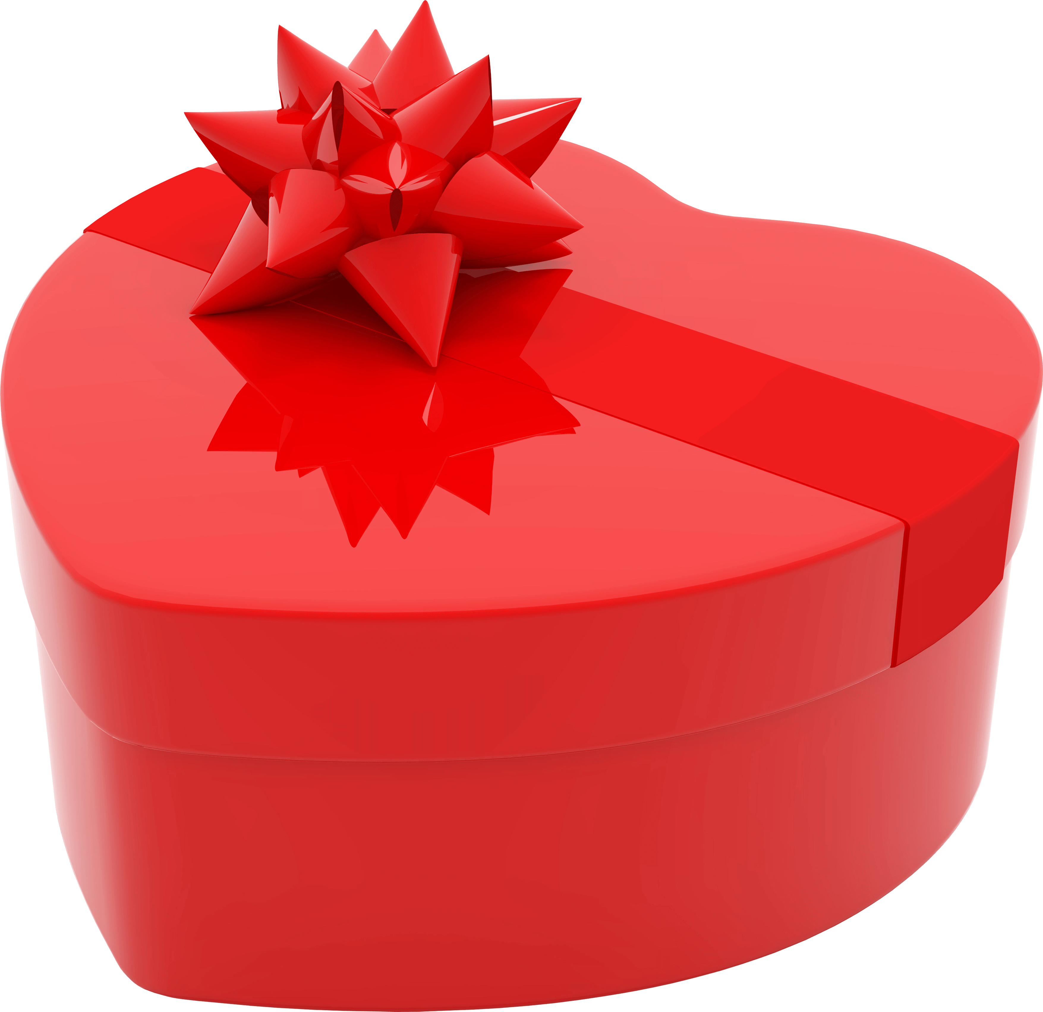 Gift Red Box Transparent PNG Image
