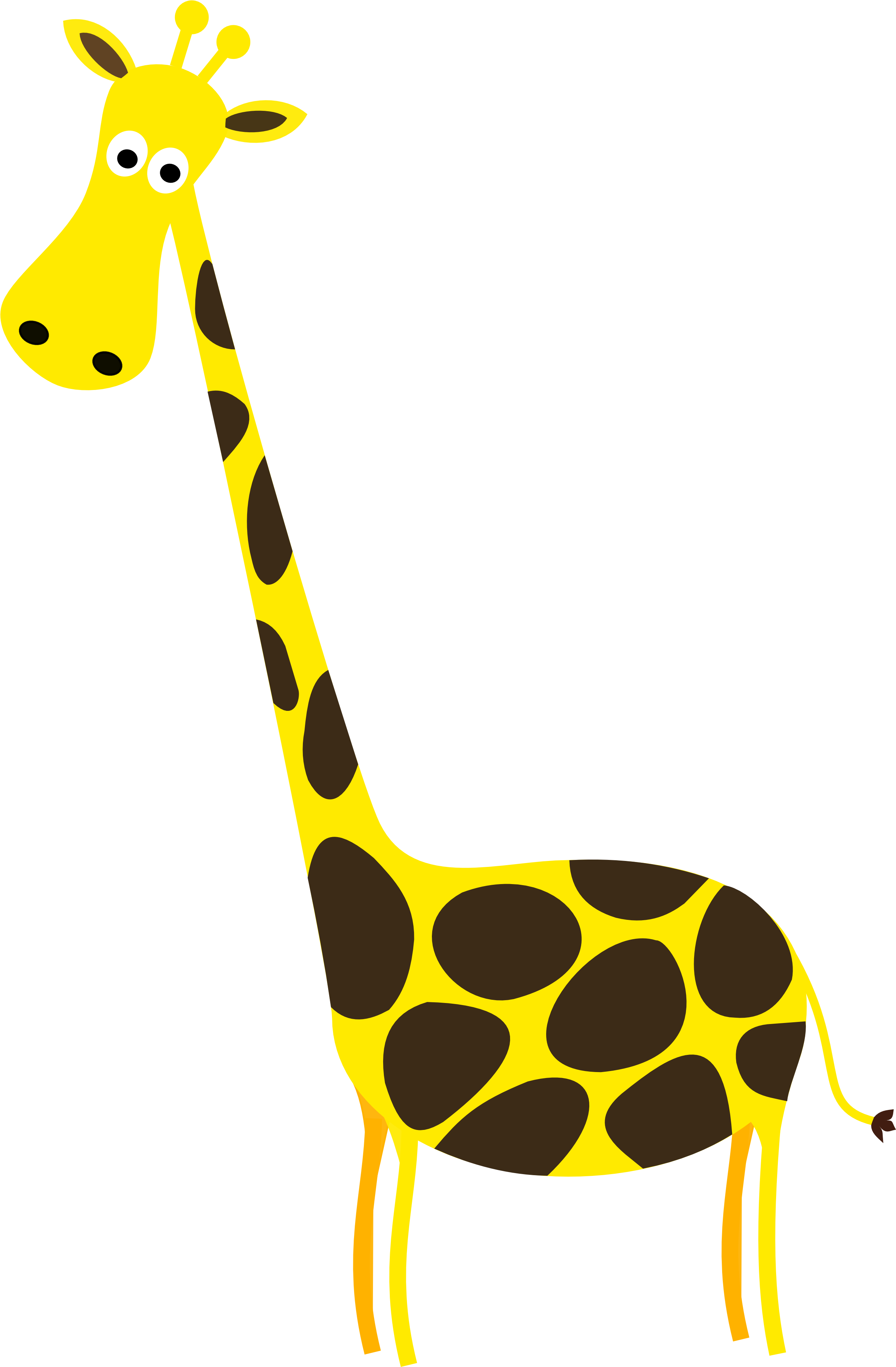 Giraffe Vector Transparent PNG Image