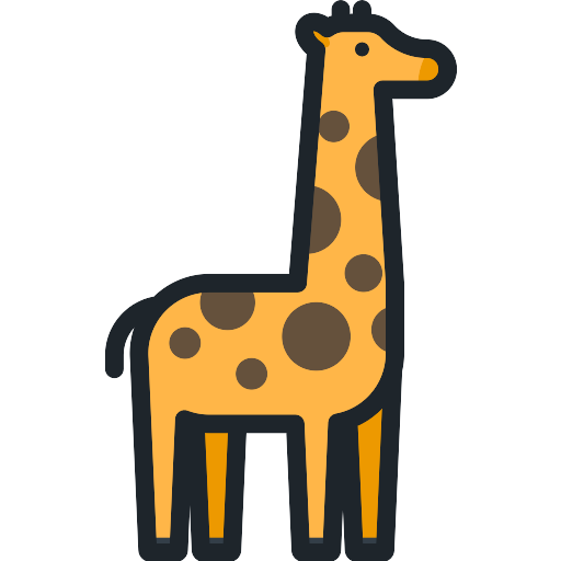Giraffe Vector Transparent PNG Image