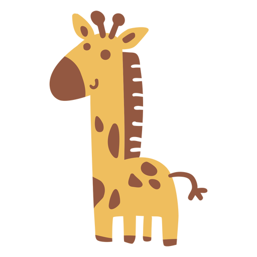 Small Giraffe Vector Transparent PNG Image