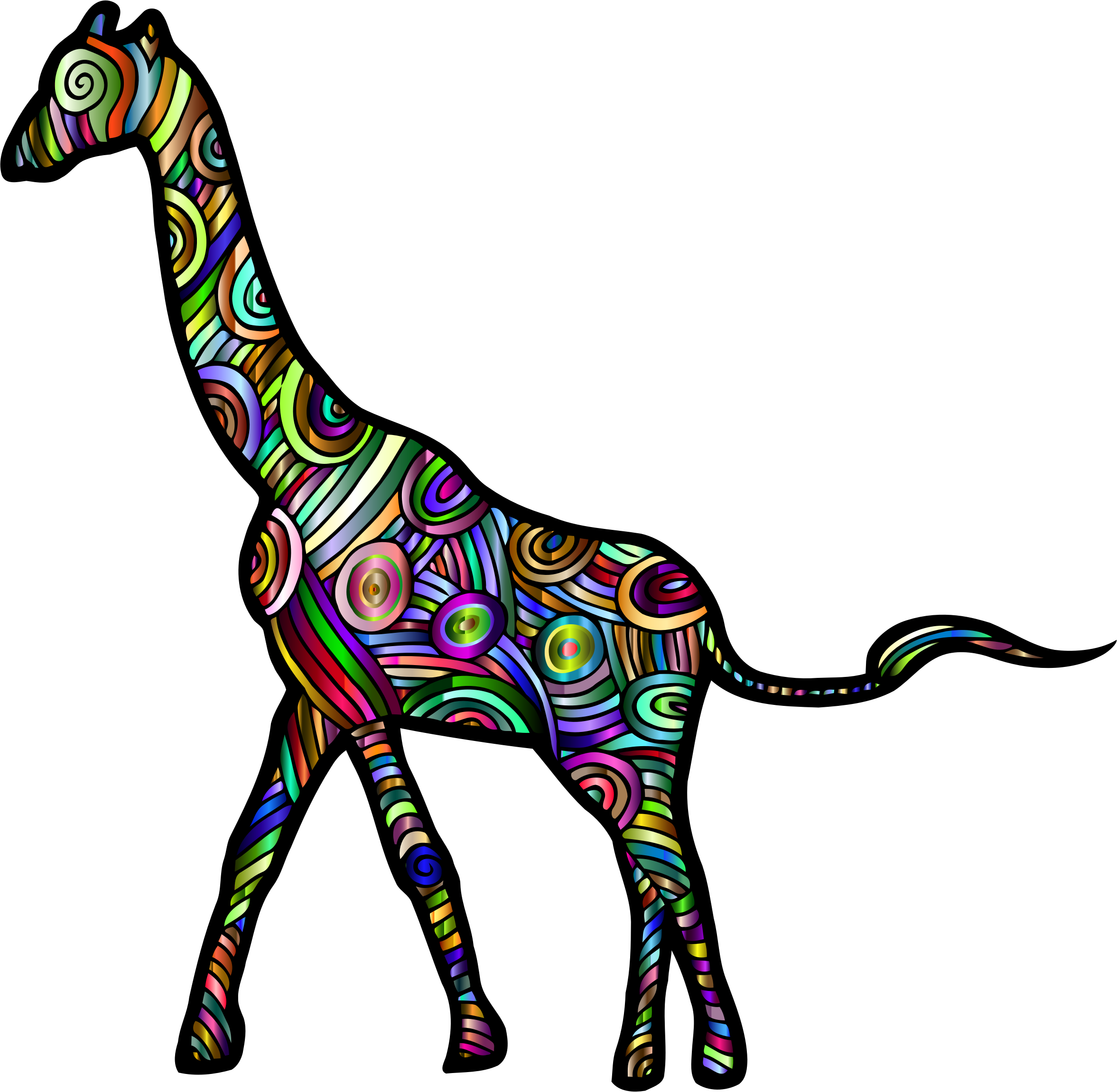 Small Giraffe Vector Transparent PNG Image