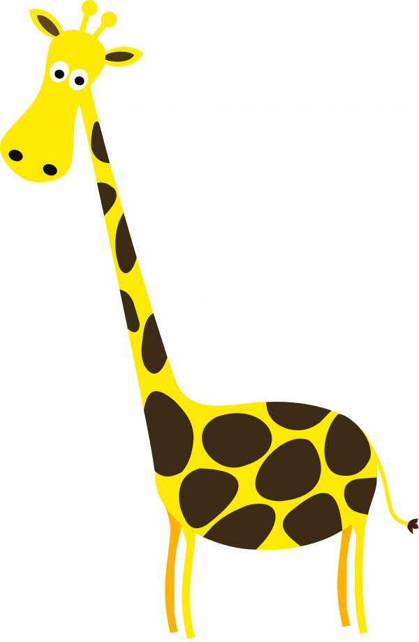 Giraffe Vector Transparent PNG Image