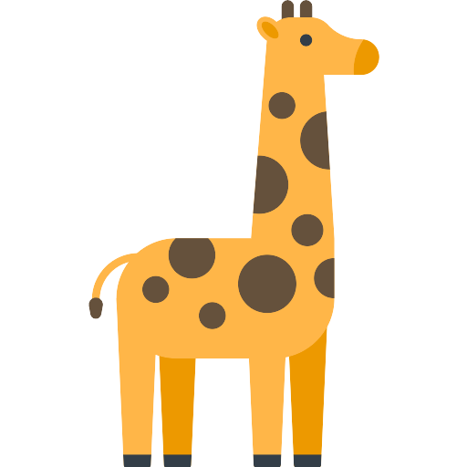 Giraffe Vector Transparent PNG Image