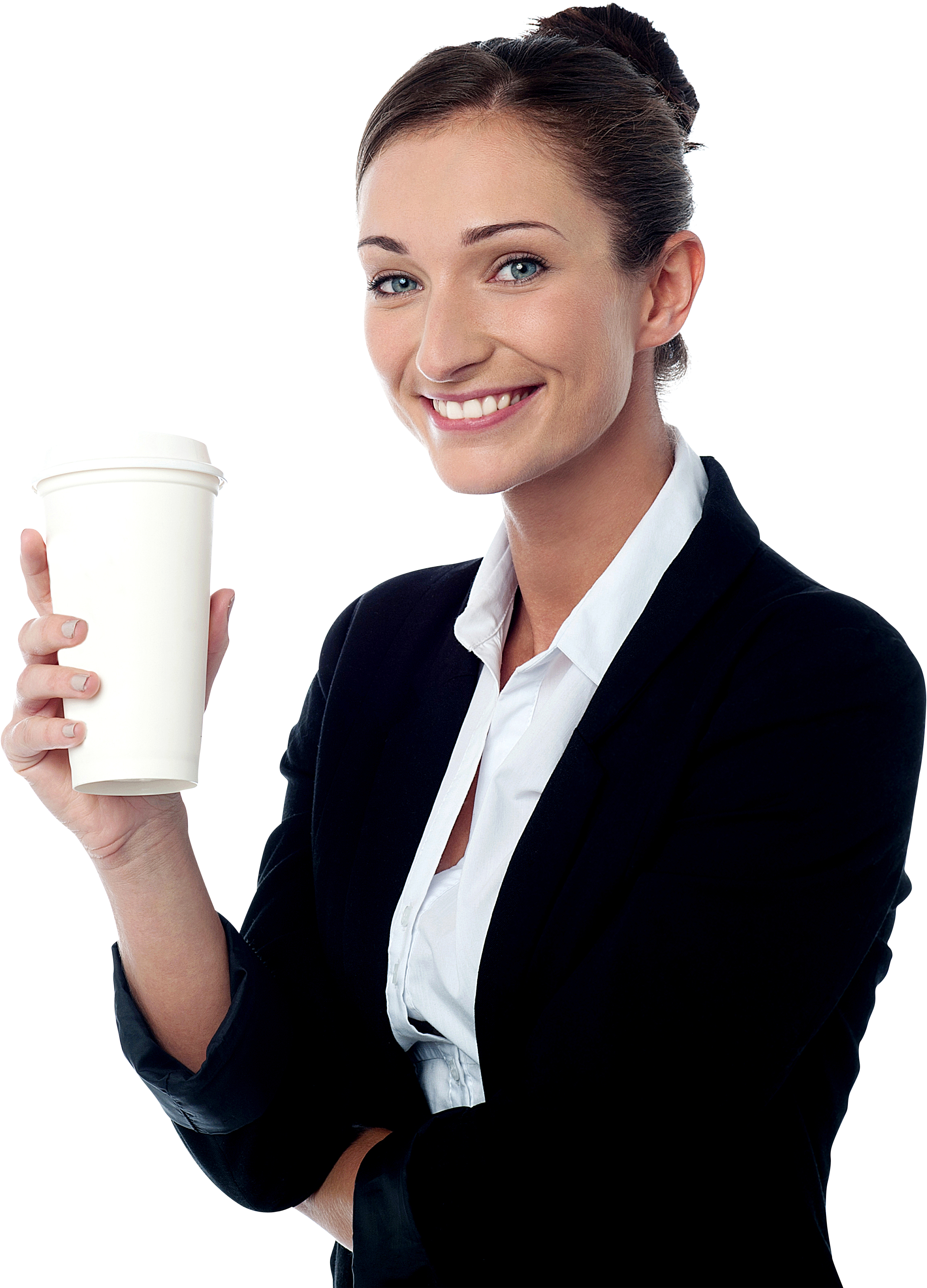 Smiling Woman Business Transparent PNG Image