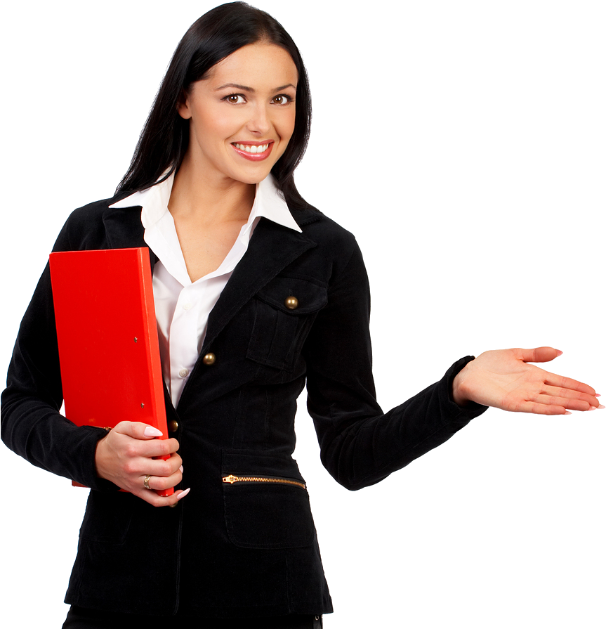 Smiling Woman Business Transparent PNG Image