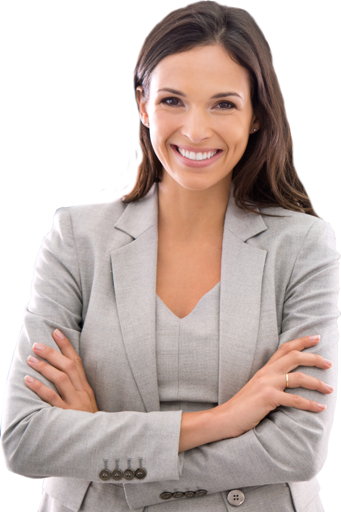 Smiling Woman Business Transparent PNG Image