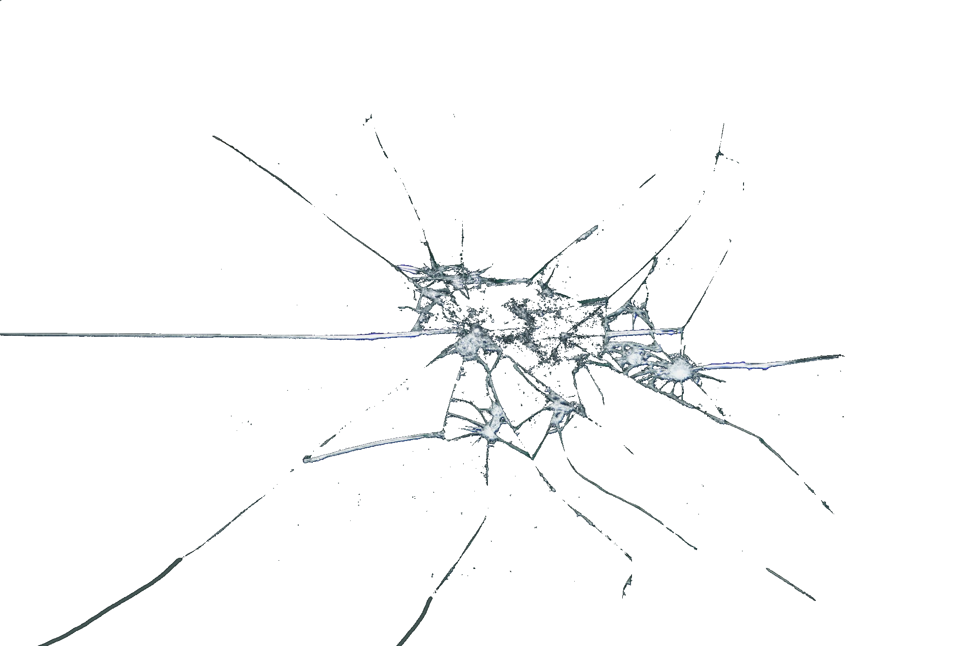 Glass Crack Transparent PNG Image