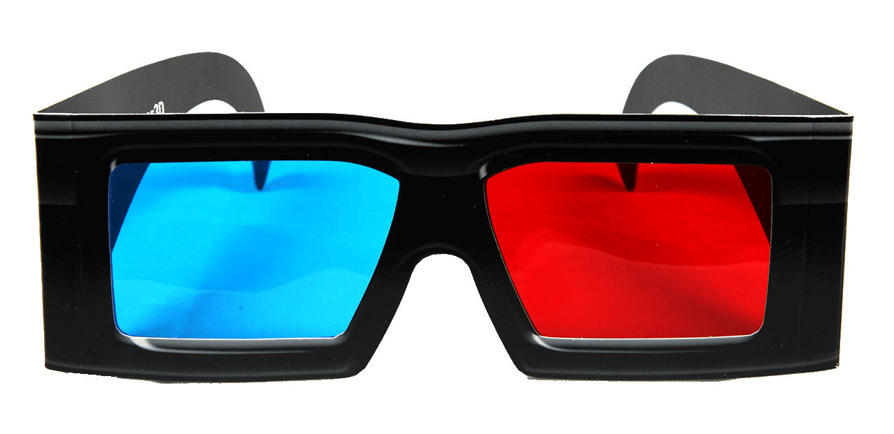 3D Cinema Glasses Transparent PNG Image