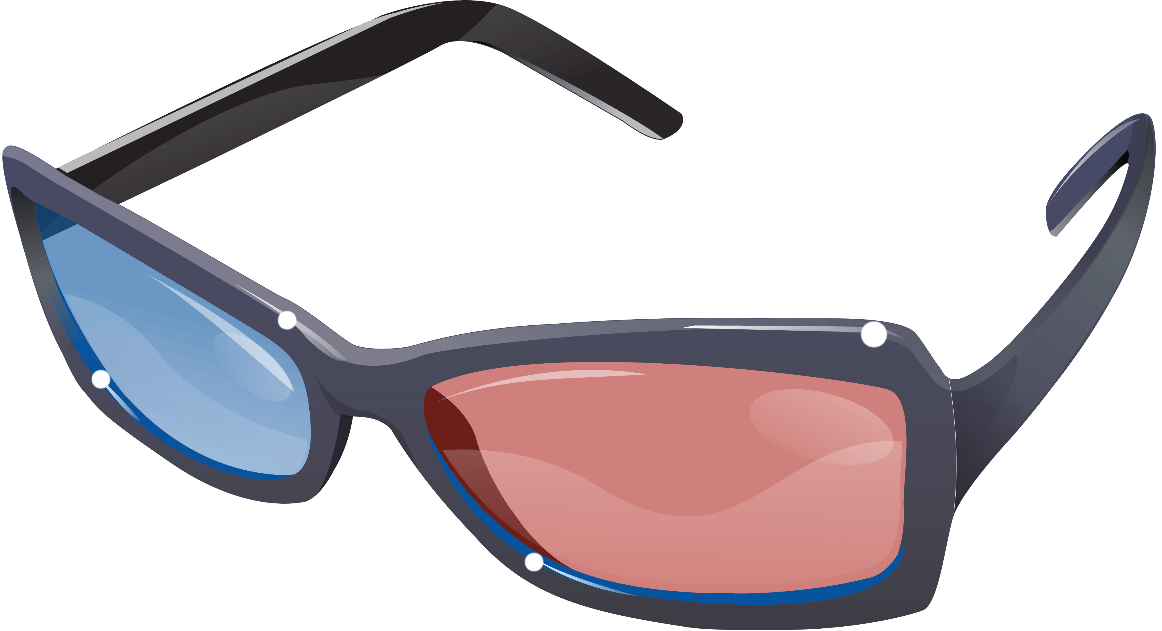 3D Cinema Glasses Transparent PNG Image