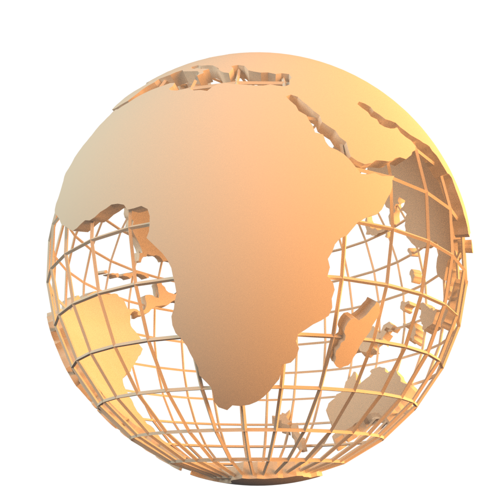 Earth Globe Transparent PNG Image
