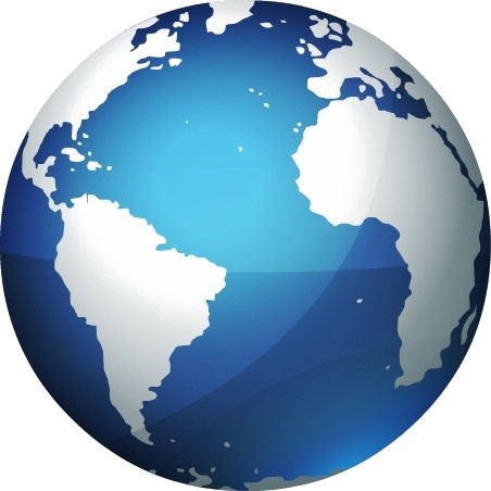 Earth Globe Transparent PNG Image