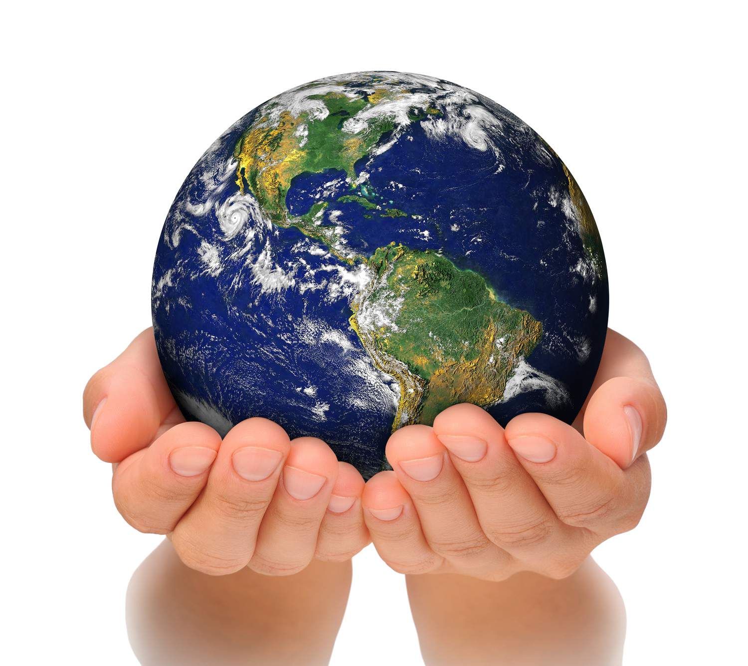 Earth In Hands Transparent PNG Image
