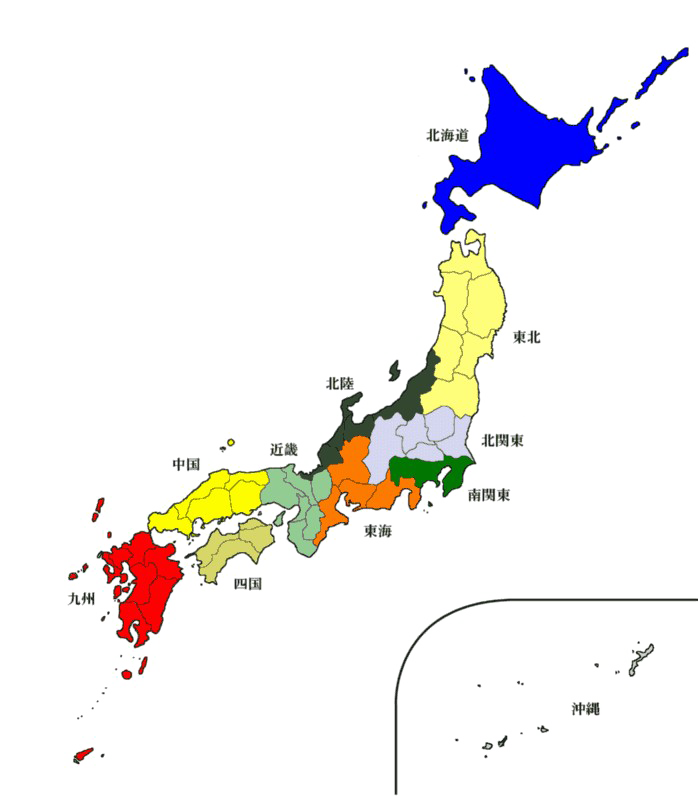 Japan Map Transparent PNG Image