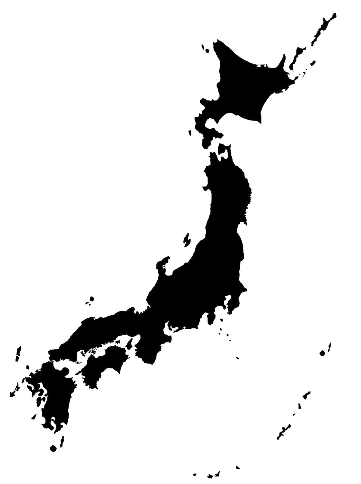 Japan Map Transparent PNG Image