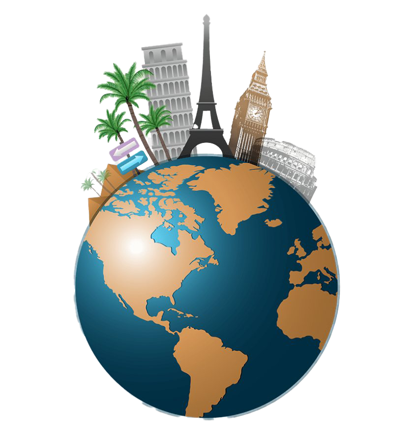 Earth Travel Globe Transparent PNG Image