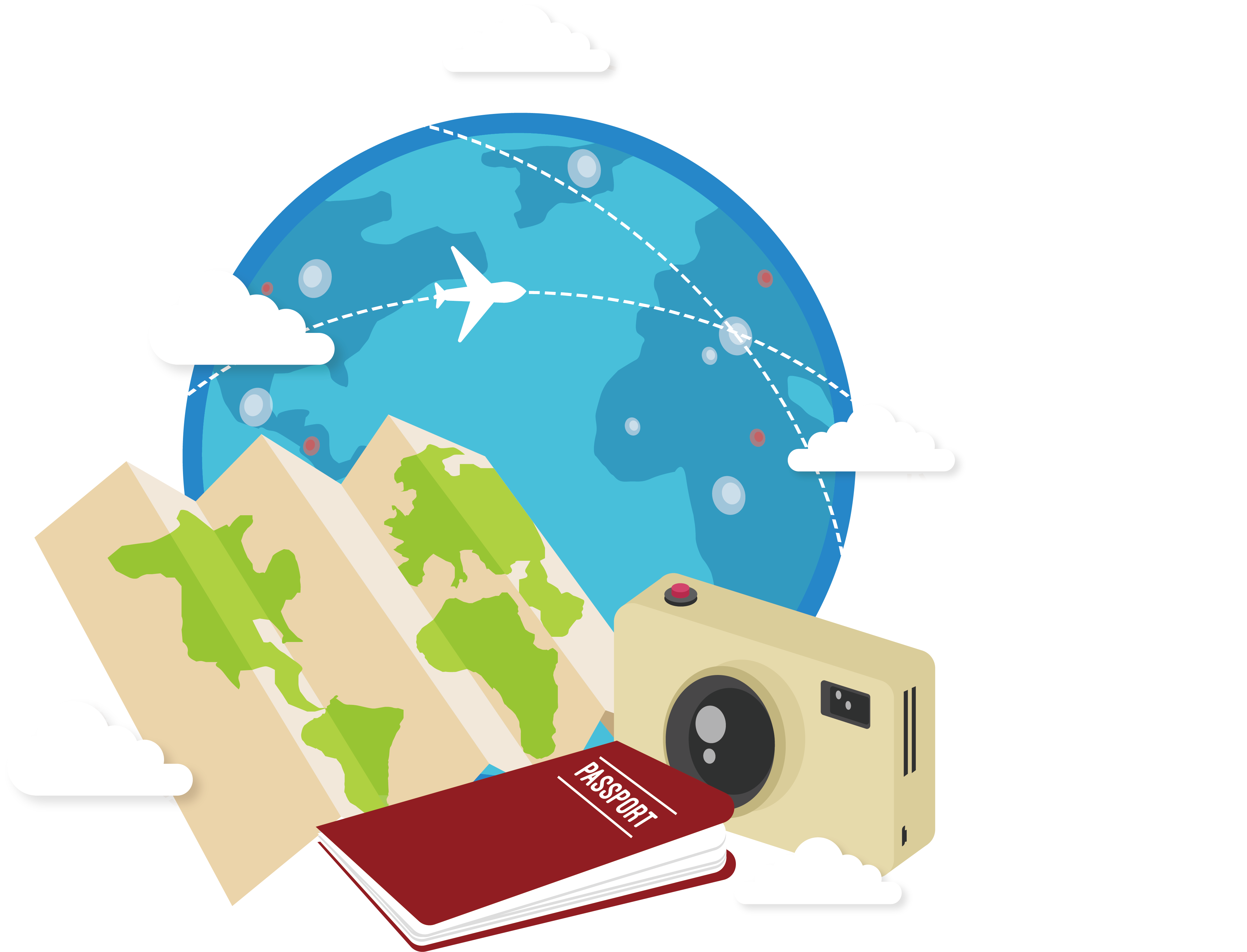 Earth Travel Globe Transparent PNG Image