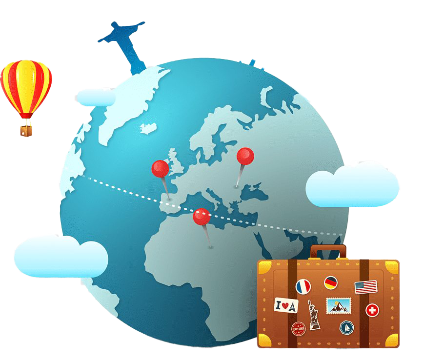 Travel Globe Transparent PNG Image