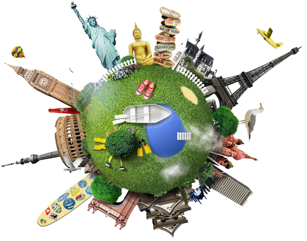 Travel Globe Transparent PNG Image