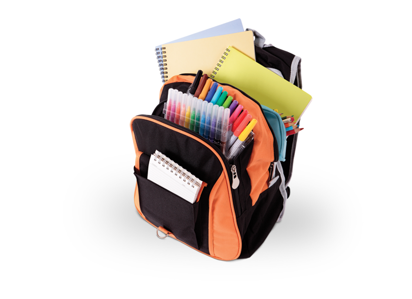 School Bag File Transparent PNG Image