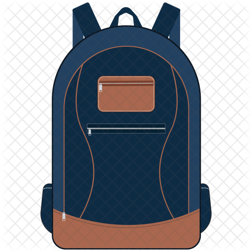 School Bag Transparent PNG Image