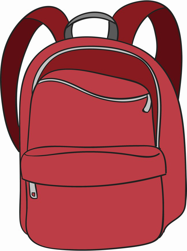 School Bag Transparent PNG Image