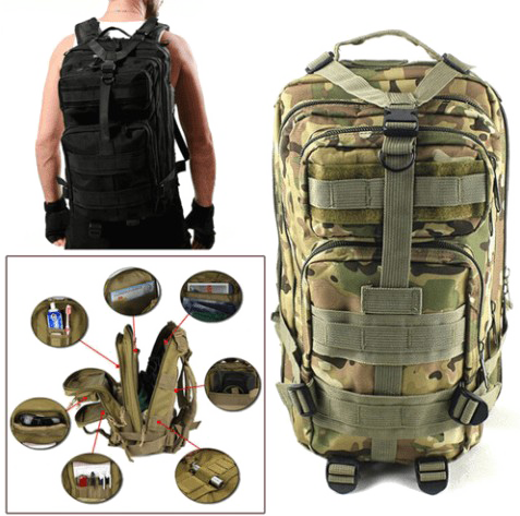 Survival Backpack Transparent PNG Image