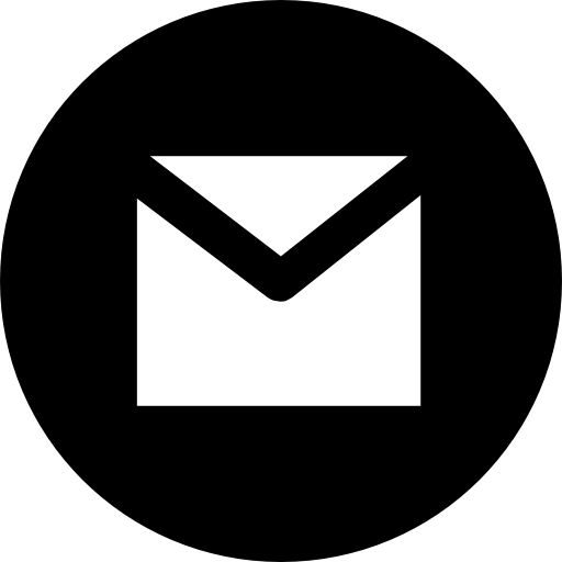 Black Gmail Transparent PNG Image