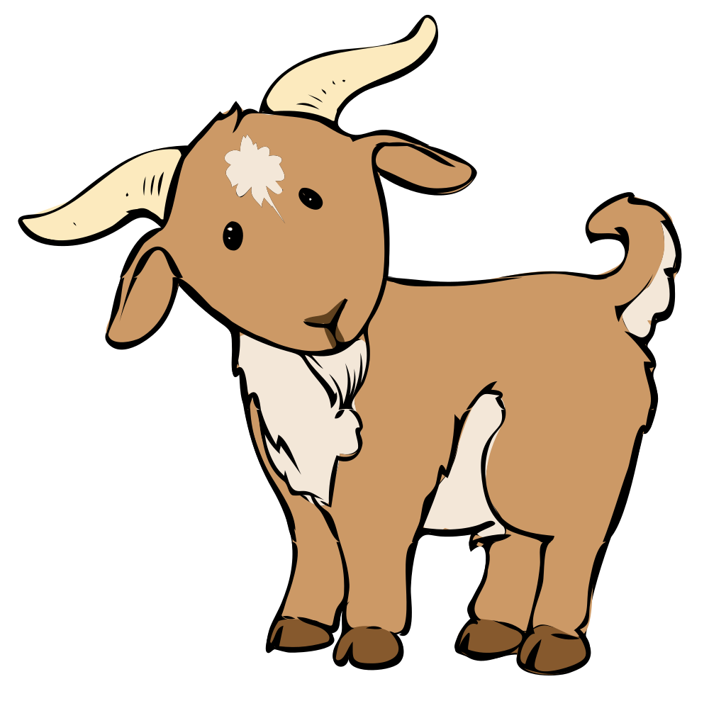 Billy Vector Goat Transparent PNG Image