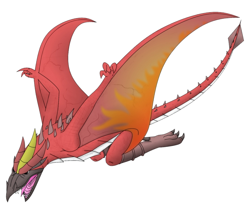 Flying Rodan Transparent PNG Image